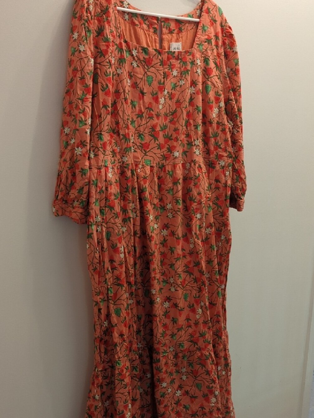 Joanie Women's Square-Neck Dress With Strawberry Print - Picture 5 of 8